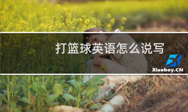 打篮球英语怎么说写图片