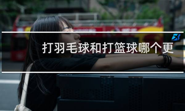 打羽毛球和打篮球哪个更减肥图片
