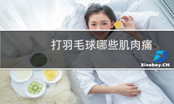 打羽毛球哪些肌肉痛图片