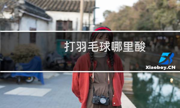 打羽毛球哪里酸图片