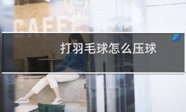 打羽毛球怎么压球图片