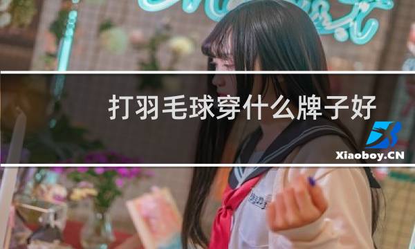 打羽毛球穿什么牌子好图片
