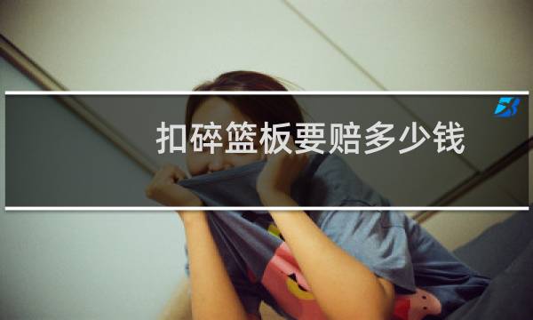 扣碎篮板要赔多少钱图片
