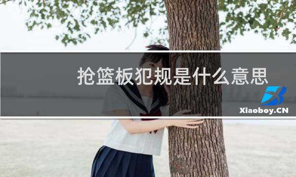 抢篮板犯规是什么意思图片
