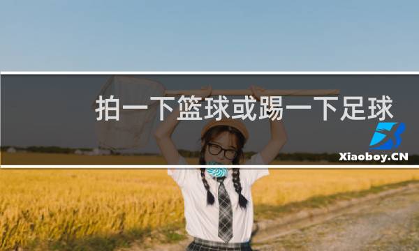 拍一下篮球或踢一下足球有什么发现图片