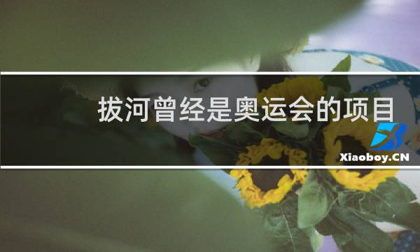 拔河曾经是奥运会的项目吗图片