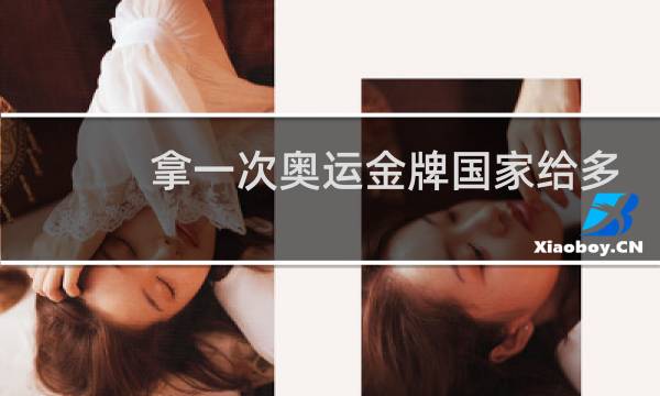 拿一次奥运金牌国家给多少钱图片