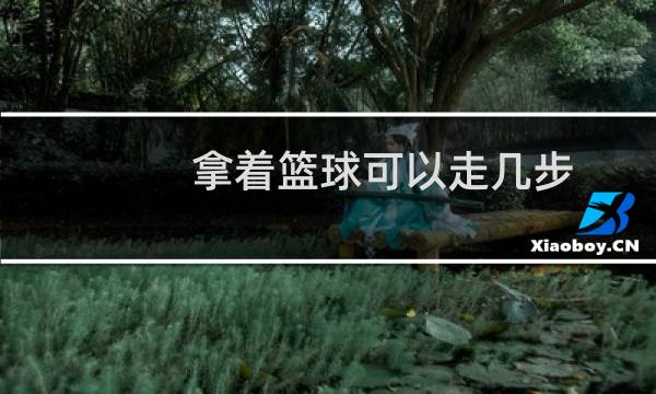 拿着篮球可以走几步图片