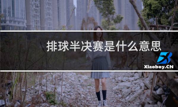 排球半决赛是什么意思图片