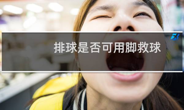 排球是否可用脚救球图片