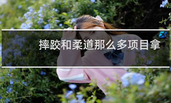 摔跤和柔道那么多项目拿金牌图片