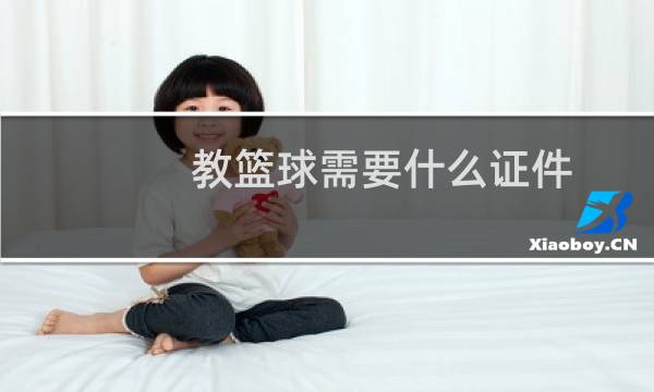 教篮球需要什么证件图片