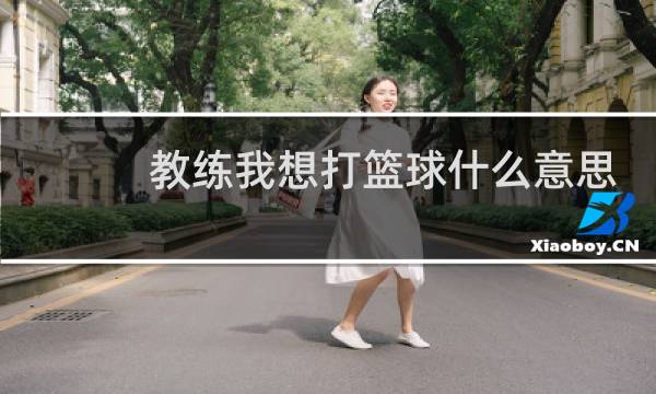教练我想打篮球什么意思图片