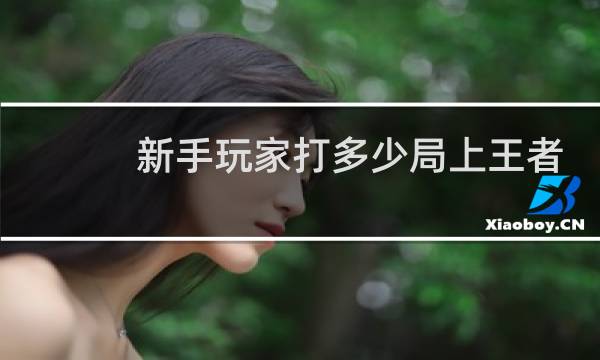 新手玩家打多少局上王者图片