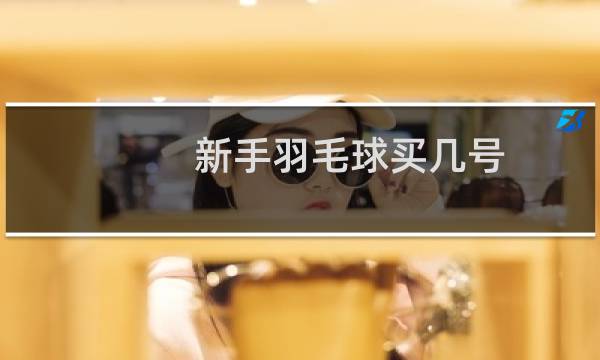 新手羽毛球买几号图片