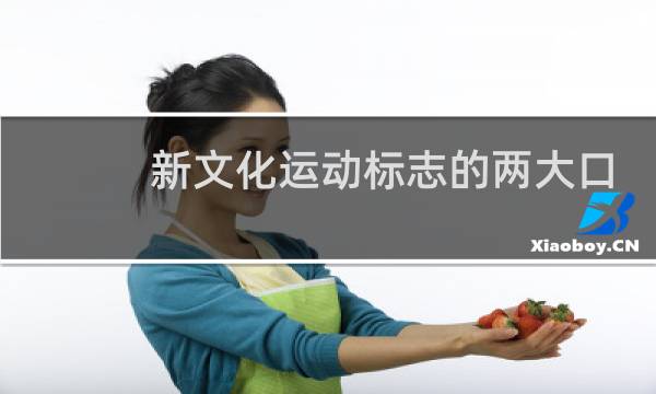 新文化运动标志的两大口号是什么图片
