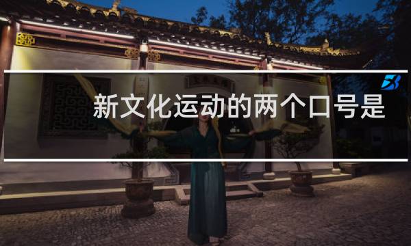 新文化运动的两个口号是什么图片
