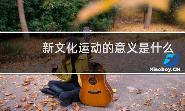 新文化运动的意义是什么图片