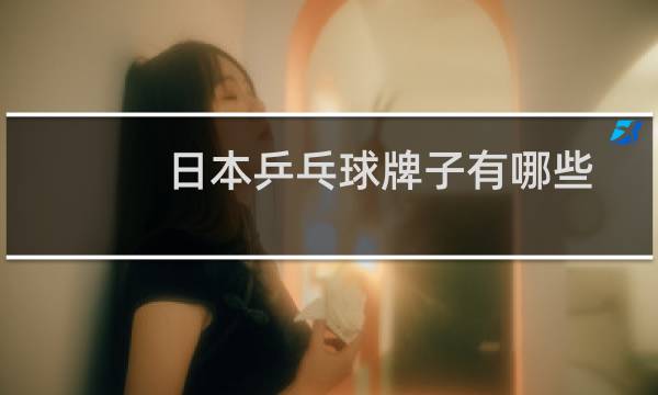 日本乒乓球牌子有哪些图片