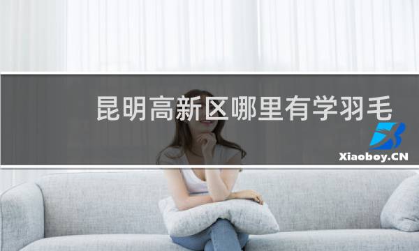 昆明高新区哪里有学羽毛球的图片