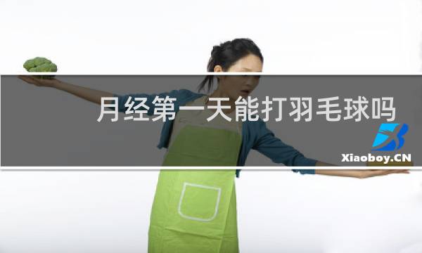 月经第一天能打羽毛球吗图片