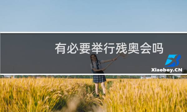 有必要举行残奥会吗图片