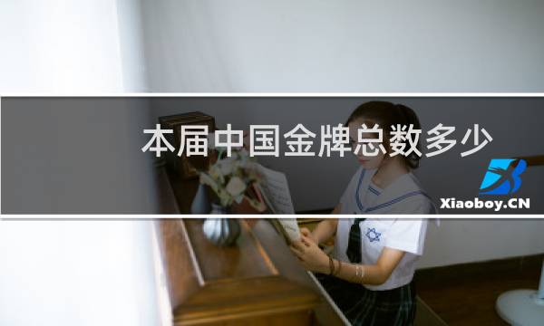 本届中国金牌总数多少图片