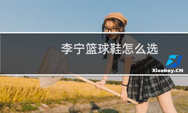 李宁篮球鞋怎么选图片