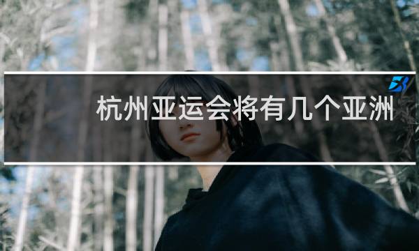杭州亚运会将有几个亚洲国家(地区)参赛图片
