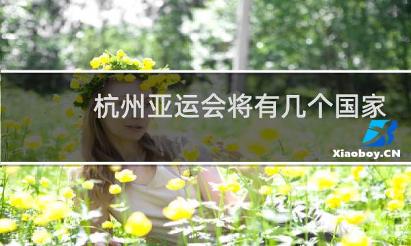 杭州亚运会将有几个国家图片