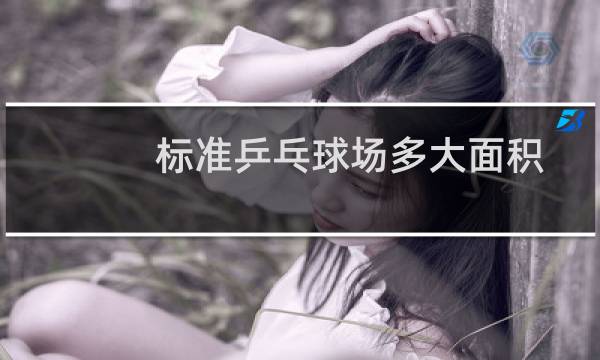 标准乒乓球场多大面积图片