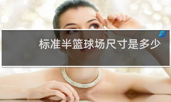 标准半篮球场尺寸是多少图片
