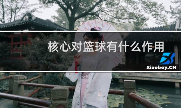 核心对篮球有什么作用图片