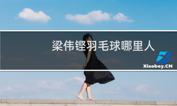 梁伟铿羽毛球哪里人图片