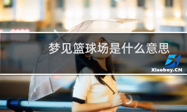 梦见篮球场是什么意思图片