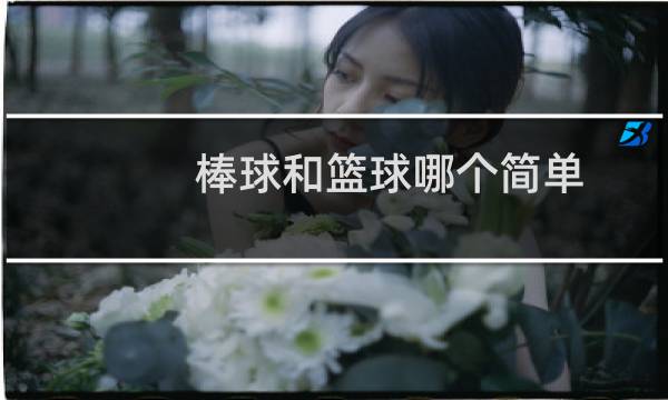 棒球和篮球哪个简单图片