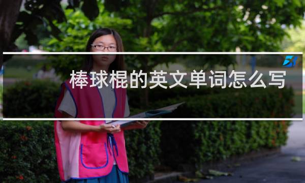 棒球棍的英文单词怎么写图片
