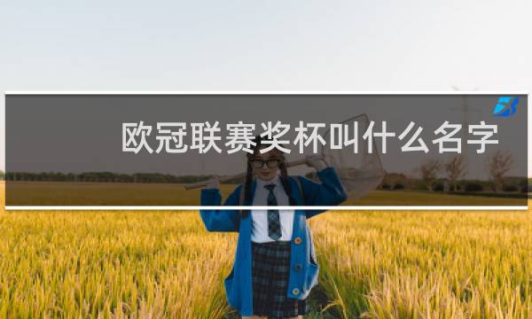 欧冠联赛奖杯叫什么名字图片