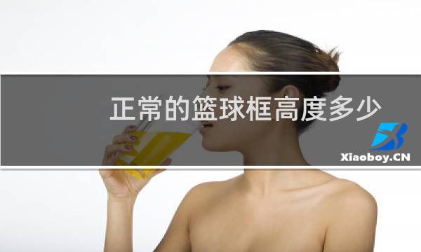 正常的篮球框高度多少图片