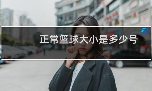 正常篮球大小是多少号图片