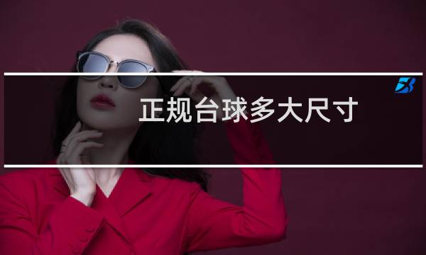 正规台球多大尺寸图片