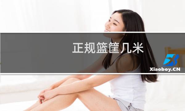 正规篮筐几米图片