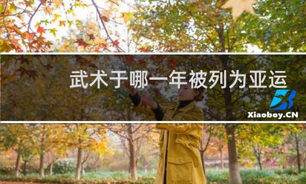 武术于哪一年被列为亚运会比赛项目图片