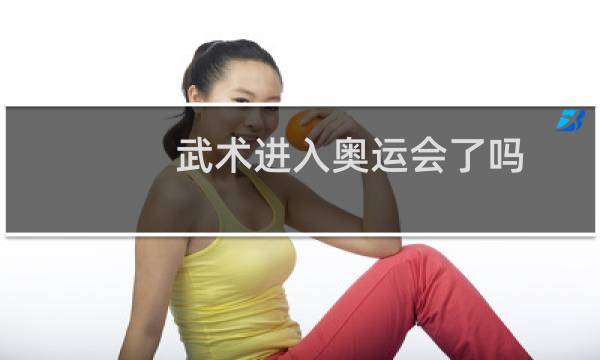 武术进入奥运会了吗图片