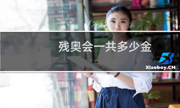 残奥会一共多少金图片