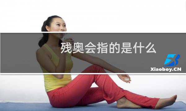 残奥会指的是什么图片