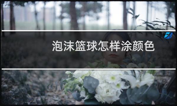 泡沫篮球怎样涂颜色图片
