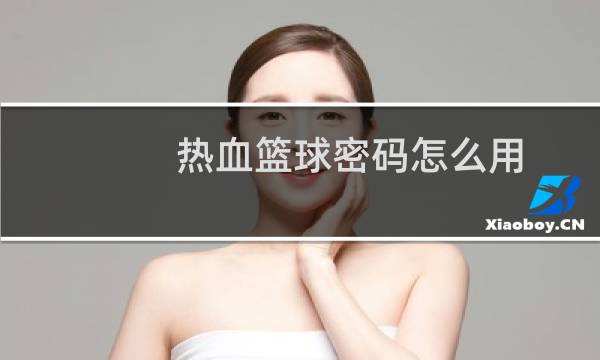 热血篮球密码怎么用图片
