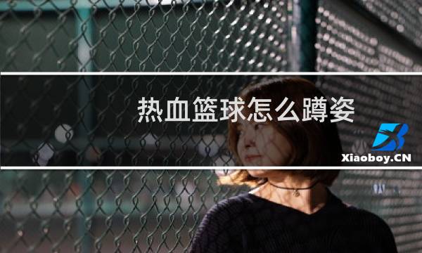 热血篮球怎么蹲姿图片