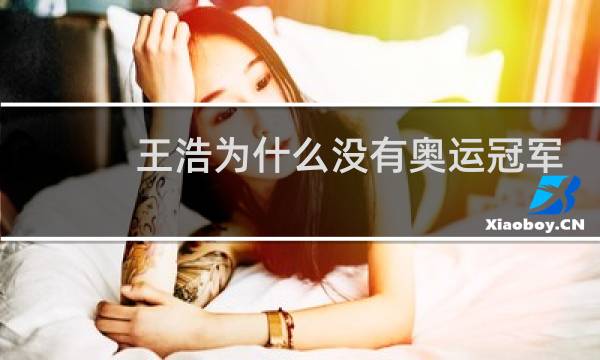 王浩为什么没有奥运冠军图片